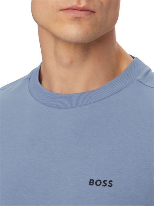 T-shirt stretch con logo Boss Green | 50506373459